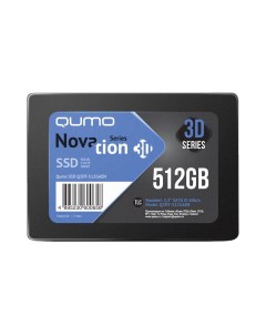 SSD накопитель Novation 3D 2 5 512 ГБ Q3DT 512GAEN Qumo