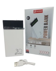 Внешний аккумулятор Power Bank Fantesi 30000 mAh белый Nobrand