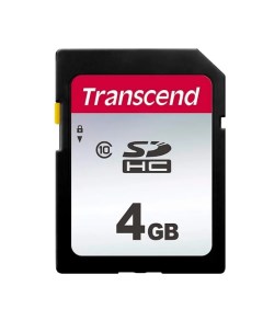 Флеш карта SD 4GB SDHC Class 10 Transcend
