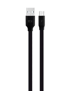 Кабель USB microUSB 1m Black EX K 1307 Exployd