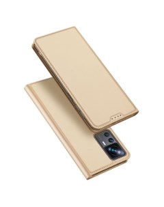 Чехол книжка для Xiaomi 12T 12T Pro Skin Series золотой Dux ducis