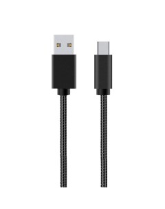 Дата кабель USB 2 1A для Type C K31a металл 1м Black More choice
