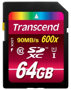 Карта памяти SDXC Ultimate TS64GSDXC10U1 64GB Transcend