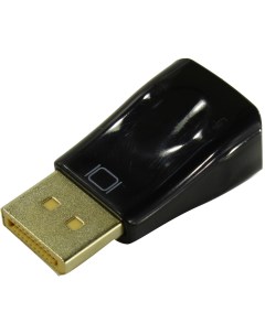 Переходник DisplayPort VGA M F Black CA333 Vcom