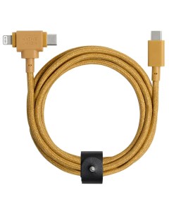 Кабель USB С Lightning USB С BELT CCL KFT NP Universal 1 8 м желтый Native union