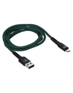 Кабель USB A microUSB Envy 1 2m нейлон green Tfn