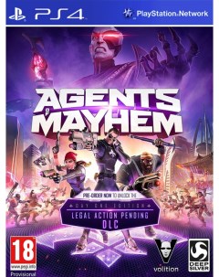 PlayStation Игра Agents of Mayhem русские субтитры PS4 Deep silver volition