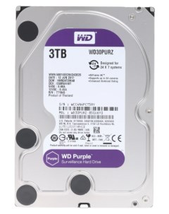 Жесткий диск Purple 3ТБ 30PURZ Wd