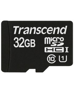 Карта памяти Micro SDHC Premium TS32GUSDCU1 32GB Transcend