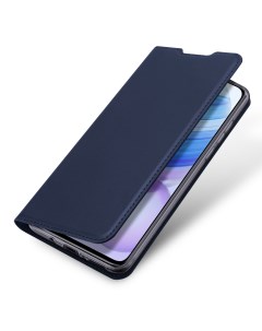 Чехол книжка для Xiaomi Redmi 10X 5G 10X Pro 5G Skin Series синий Dux ducis