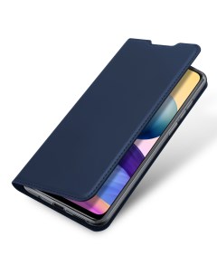 Чехол книжка для Samsung Galaxy A22 4G Skin Pro синий Dux ducis
