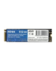 SSD накопитель 13640 512GBM2NVM M 2 2242 512 ГБ Mirex