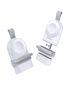 Беспроводное магнитное зарядное устройство CD144 USB C для Apple Watch белый Ugreen