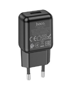Сетевое зарядное устройство 1xUSB 2 1 А черный Hoco