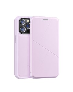 Чехол книжка для iPhone 13 Pro Max 6 7 Skin X розовый Dux ducis