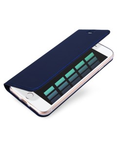 Чехол книжка для iPhone 7 8 SE 2020 Skin Series синий Dux ducis