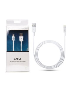 Кабель USB Apple iPhone Lightning AL02 1 5 м белый Pisen