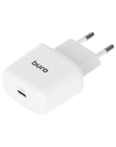 Сетевое зарядное устройство BUWB1 10W 2A USB C универсальное белый Buro