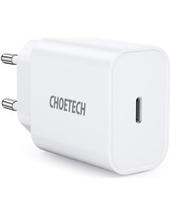 Сетевое зарядное устройство USB C PD Charger 20W цвет Белый Q5004 Choetech