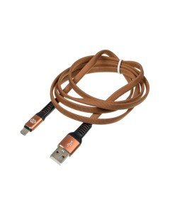 Кабель USB A m micro USB B m 1 2м brown Digma
