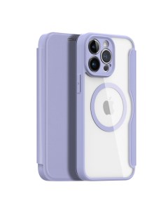 Чехол книжка для iPhone 14 Pro Max 6 7 with MagSafe фиолетовый Dux ducis