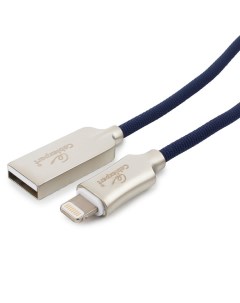Кабель USB 2 0 Lightning MFI М М 1 8 м синий CC P APUSB02Bl 1 8M Cablexpert