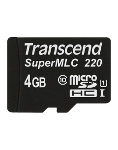 Карта памяти Micro SDHC 4Гб 170 TS4GUSD220I Transcend