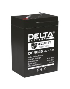 Аккумулятор для прожекторов 4В 4 5А ч Delta DT 4045 1шт Nobrand