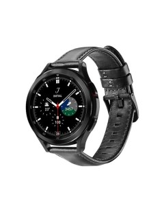 Кожаный ремешок для Samsung Galaxy Watch Business Version 20мм черный Dux ducis