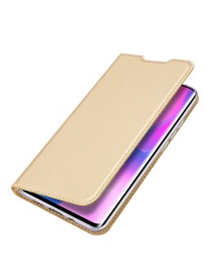 Чехол книжка для iPhone 14 Pro 6 1 Skin Series золотой Dux ducis