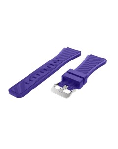 Силиконовый ремешок Twill Texture для часов Samsung Galaxy Watch 46 мм фиолетовый Grand price