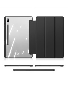 Чехол книжка для Samsung Tab S8 Plus S7 FE Lite S7 Plus Domo series черный Dux ducis