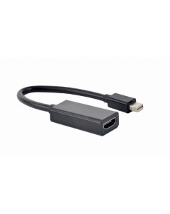 Переходник mini DisplayPort HDMI A mDPM HDMIF4K 01 черный Cablexpert