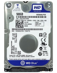 Жесткий диск Blue 500ГБ 5000LPVX Wd