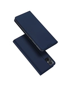 Чехол книжка для Xiaomi Poco M5 Skin Series синий Dux ducis