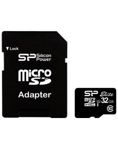 Карта памяти Micro SDHC Superior 32GB Silicon power
