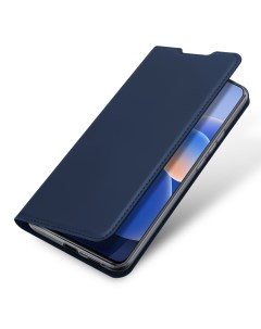 Чехол книжка для OPPO Vivo X60 Skin Series синий Dux ducis