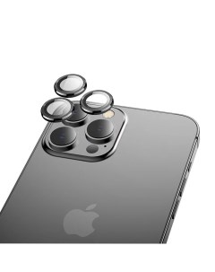 Защитное стекло для камеры Apple iPhone 14 Pro 14 Pro Max V12 plus 3D черное Hoco