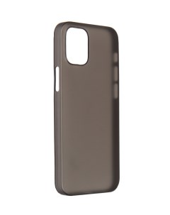 Чехол для Apple iphone 12 mini Plastic Transparent Black 6248006 Luazon