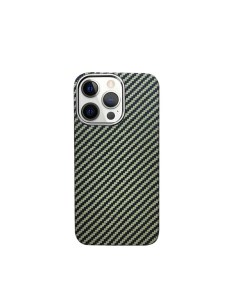 Чехол Kevlar для iPhone 13 Pro арамид кевлар ударопрочный ультратонкий Зеленый K-doo
