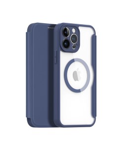 Чехол книжка для iPhone 14 Pro 6 1 with MagSafe синий Dux ducis
