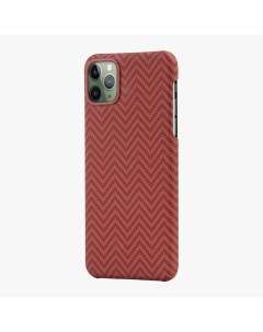 Чехол Kevlar для iPhone 12 pro max арамид ударопрочный ультратонкий красный K-doo