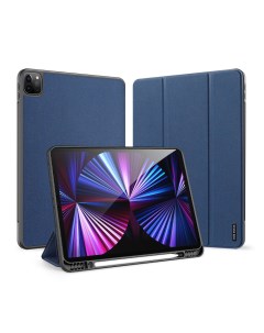 Чехол книжка для iPad Pro 12 9 2021 2020 Domo series синий Dux ducis