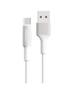 Кабель USB 2 0 A m micro USB 2 0 B m 1м BX1 EzSync Белый Borofone