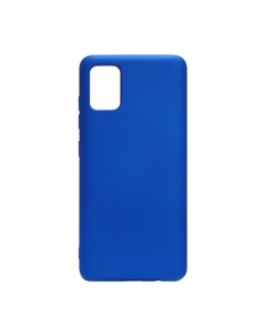 Чехол силиконовый для Samsung A31 Original Series синий Grand price