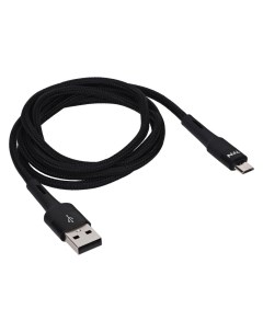 Кабель USB A microUSB Envy 1 2m нейлон black Tfn
