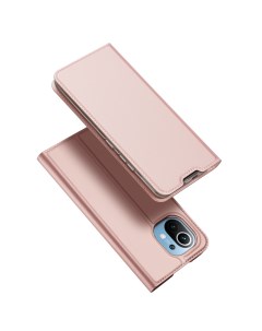 Чехол книжка для Xiaomi Mi 11 розовое золото Dux ducis