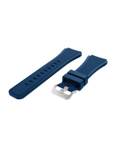 Силиконовый ремешок Twill Texture для часов Samsung Galaxy Watch 46 мм синий Grand price