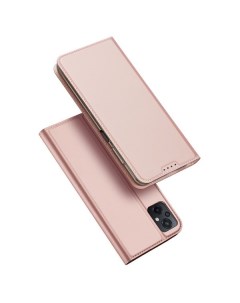 Чехол книжка для Xiaomi Poco M5 Skin Series розовое золото Dux ducis