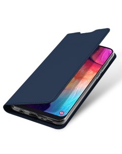 Чехол книжка для Samsung Galaxy A50 2019 SM A505F синий Dux ducis